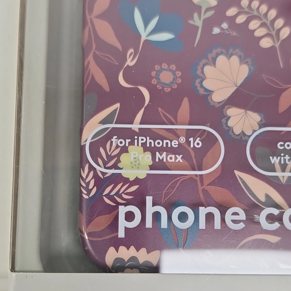 heyday Artist Series Floral Case for iPhone 16 Pro Max MagSafe Antimicrobial NEW - Picture 2 of 8